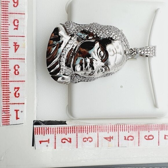 - "925 Sterling Silver Plated CZ Pendant, EVBRS355 - Picture 10 of 10